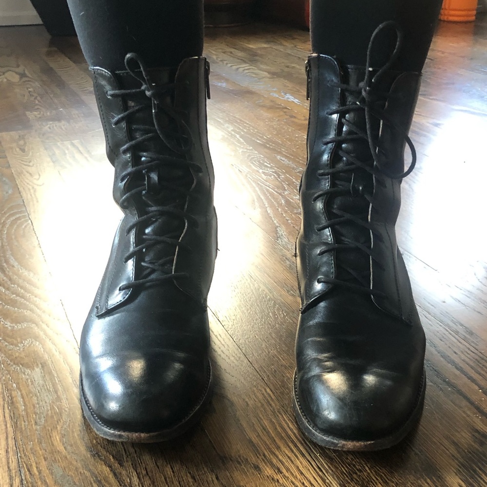 Frye Combat Boots
